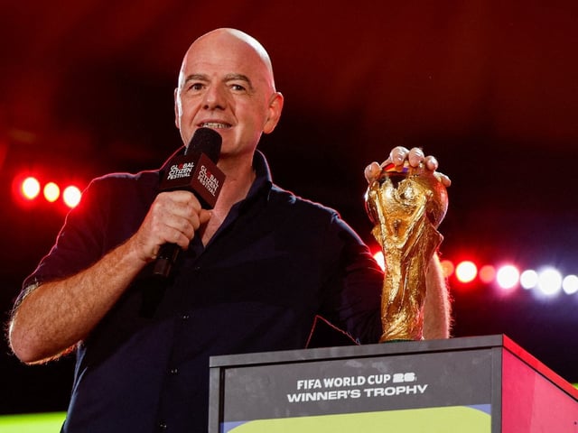 Infantino, presidente de la FIFA, sin postura respecto a Israel.