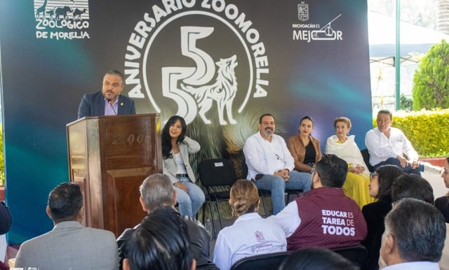 Zoológico de Morelia celebra 55 años