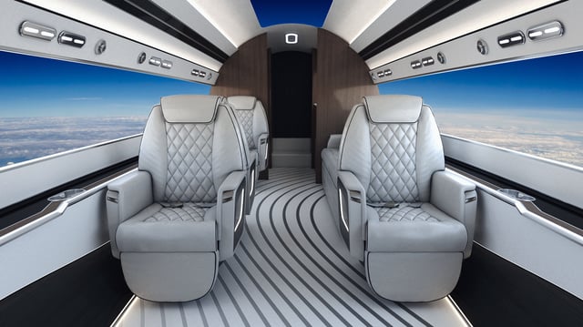 The panoramic virtual views are meant to eliminate drag and energy wasted associated with windows.