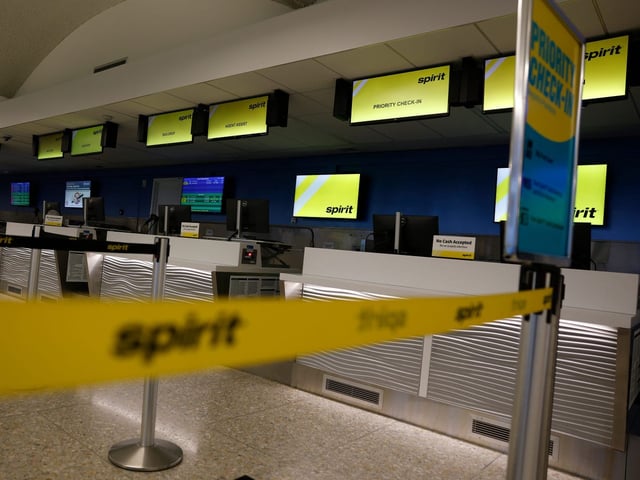 Over a dozen cities are losing Spirit Airlines service as it struggles through a financial crisis.