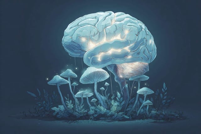 Psilocybin acts by gently activating specific brain signals, called serotonin receptors (5-HT2A and 5-HT1A). Credit: Neuroscience News