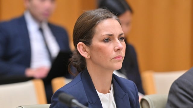 Australian Submarine Agency acting head of policy, strategy, and engagement Mikaela James. (AAP Image/Mick Tsikas)