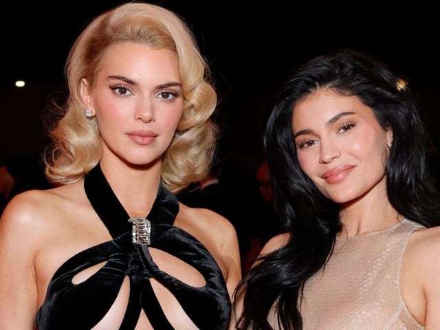 Kylie Jenner supported Kendall Jenner during the Schiaparelli Spring 2026 fashion show