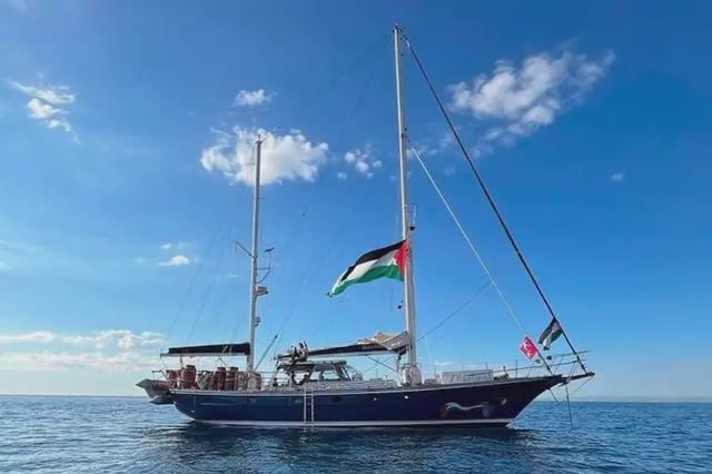 Brasília (DF), 07/06/2025 - Embarcação Madeleine, da Coalizão Flotilha da Liberdade. Foto: gazafreedomflotilla/Instagram