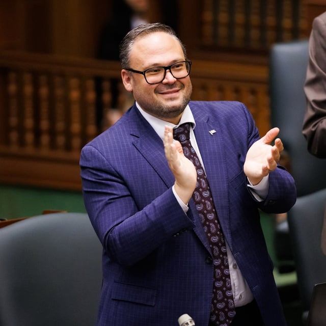 PC MPP Chris Scott was released last month on bail under a series of conditions, including not to have any contact with his spouse, except in certain circumstances.