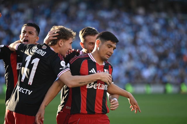 Maximiliano Salas acaba de convertir para River por Copa Argentina contra Racing, el club del que se fue estruendosamente en el último mercado de pases.