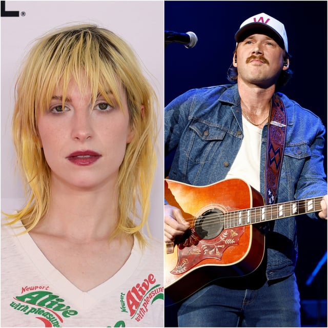 Hayley Williams attends the 2025 Tribeca Festival at SVA Theater on June 5, 2025 in New York City. / Morgan Wallen performs onstage for the 16th Annual Darius and Friends St. Jude Benefit at Ryman Auditorium on June 2, 2025 in Nashville.