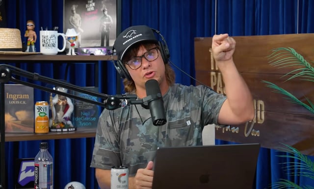 Theo Von hosts This Past Weekend on Oct 2, 2025.