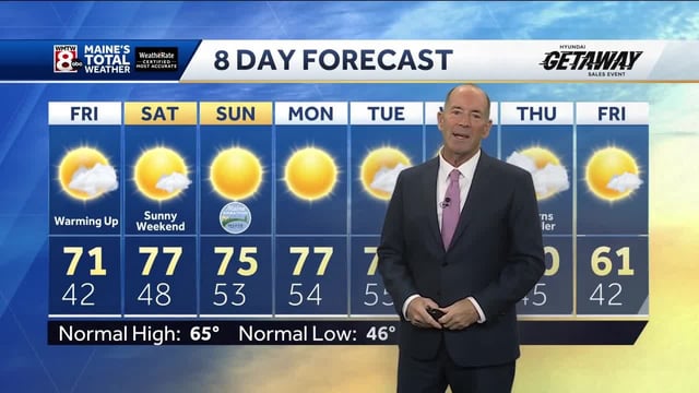 How’s the weather looking for your Thursday evening? Get the latest Maine’s Total Weather video forecast from Chief Meteorologist Roger Griswold.