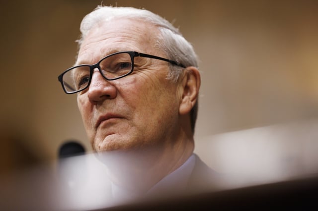 Sen. Kevin Cramer (R-ND) in the Dirksen Senate Office Building in Washington DC, on January 17.