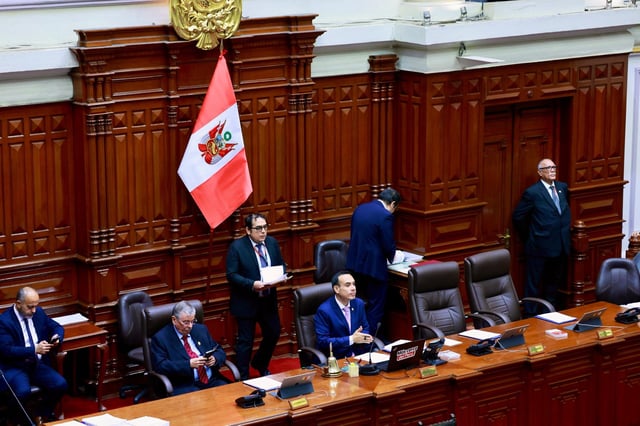 Congreso archivó moción de censura contra Santiváñez tras su renuncia al Ministerio de Justicia. (Foto: Congreso de la República)