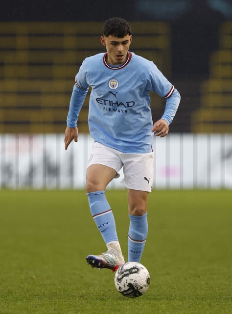 Soccer Football - Friendly - Manchester City v Girona - Etihad Campus, Manchester, Britain - December 17, 2022 Manchester City's Alex Robertson in action Action Images via Reuters/Jason Cairnduff