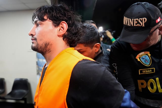 Matias Ozorio, detenido en Perú. (AP)