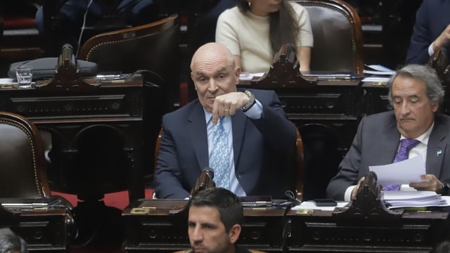 José Luis Espert, en el centro de la tormenta. 