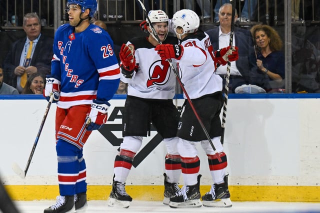 Paul Cotter, New Jersey Devils (Dennis Schneidler-Imagn Images)