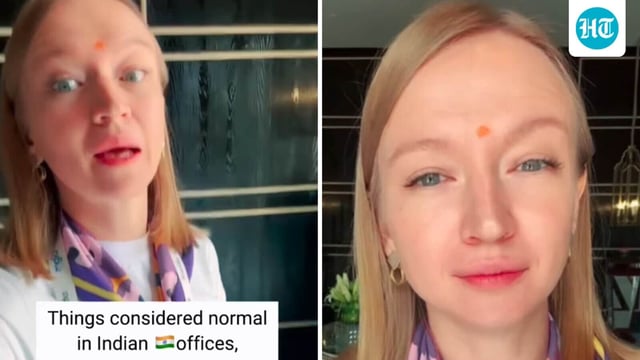 The Russian expat whose Instagram post on Indian offices has created chatter. 