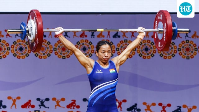 Mirabai Chanu wins silver at the World Weightlifting Championships