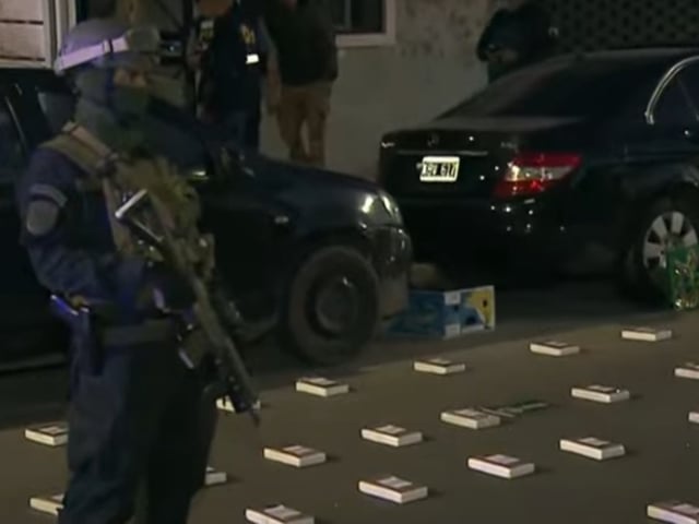 Secuestraron 60 kilos de cocaína en Ituzaingó.