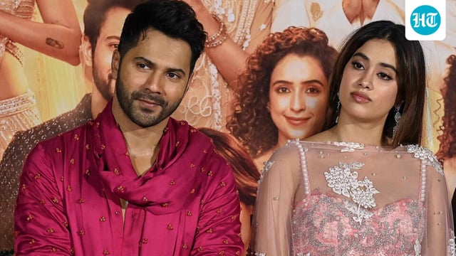 Varun Dhawan and Janhvi Kapoor star in Sunny Sanskari Ki Tulsi Kumari, a romantic comedy directed by Shashank Khaitan. (Photo by Sujit JAISWAL / AFP)