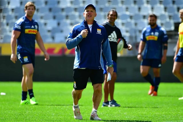 Stormers Director of Rugby John Dobson his team needs to back up their good start to the season with a win over bogey team Ospreys in Cape Town on Friday night. Picture: Grant Pitcher/Gallo Images
