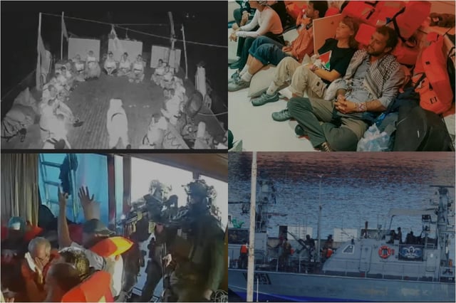 Israeli Navy intercepts Gaza aid flotilla, detains over 450 activists and 42 vessels