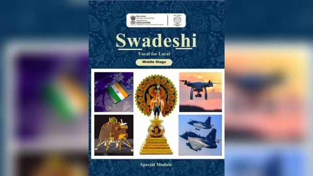 NCERT launches Swadeshi Vocal for Local modules for school students | Image: ANI