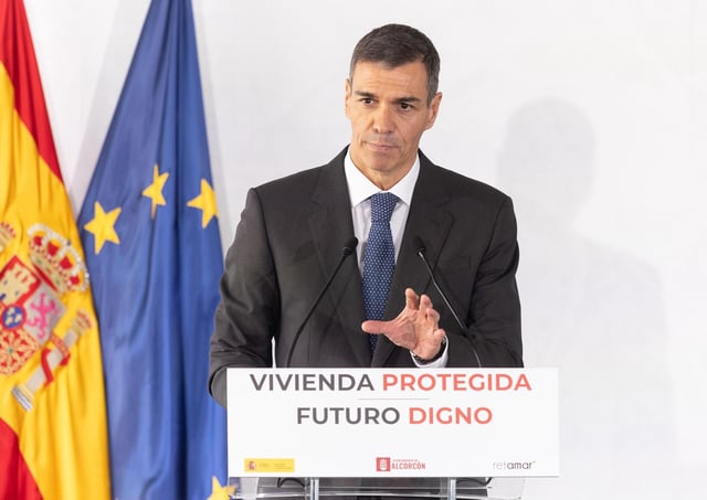El presidente del Gobierno, Pedro Sánchez.