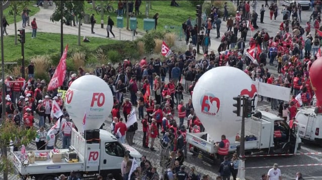 Manifestation du 2 octobre : une mobilisation en nette baisse