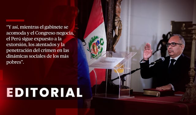 Gobierno hipoteca seguridad por mantener gabinete