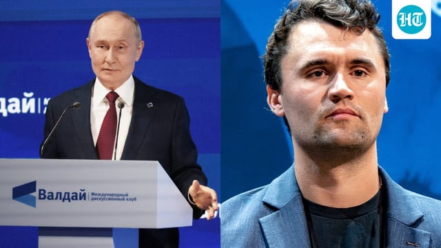 Putin said that the murder of Kirk was “disgusting”. Image: Reuters/@khaybarjew