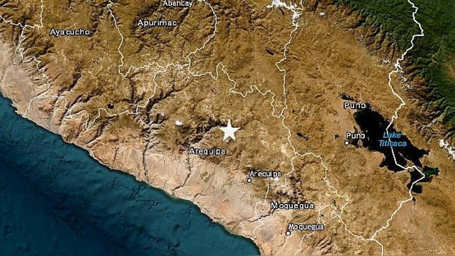 El sismo fue sentido a las 2:42 a.m.