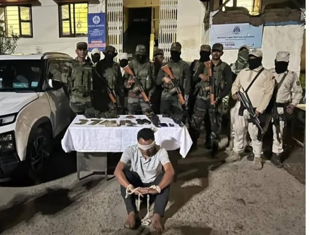 Manipur Forces Capture Four Militants, Including Leader of Banned Kuki Outfit