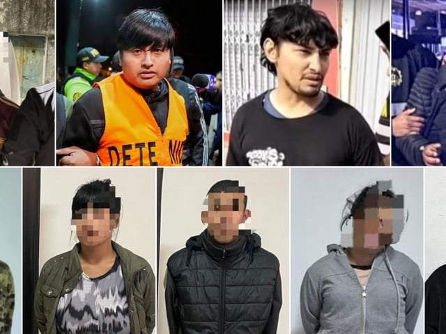 Los 9 detenidos por el triple crimen de Florencio Varela.