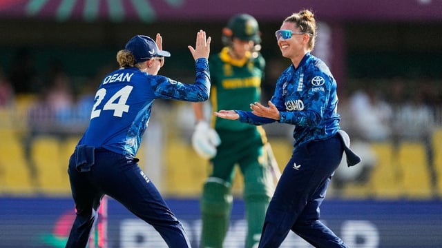 Linsey Smith picked up 3 wickets vs South Africa. Courtesy: AP