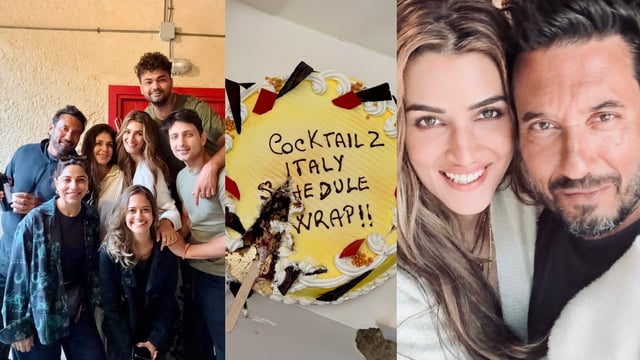 Cocktail 2: Kriti Sanon Goes 'Ciao My Bellas' As She Wraps Cicilian Schedule Of Rashmika, Shahid Co-Starrer