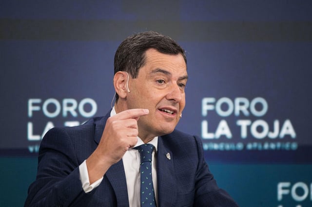 El presidente andaluz, Juanma Moreno.