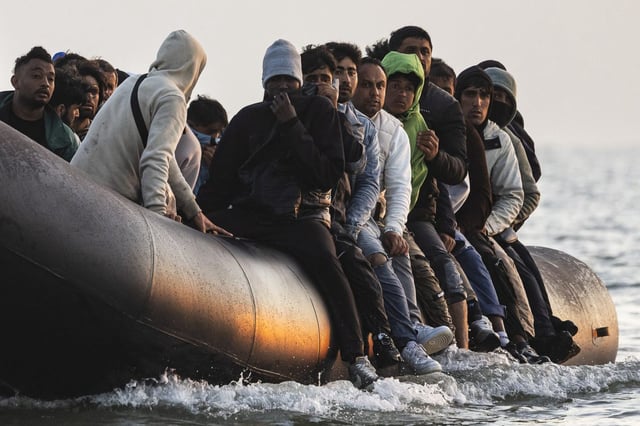 Channel crossings have seen record highs this year (Photo: Sameer al-Doumy/AFP)