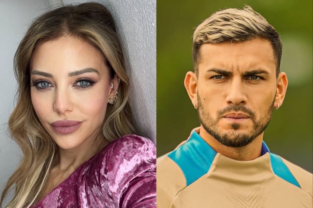 Evangelina Anderson volvió a negar los rumores de romance con Leandro Paredes (Foto: Instagram @evangelinaanderson / @leoparedes20)