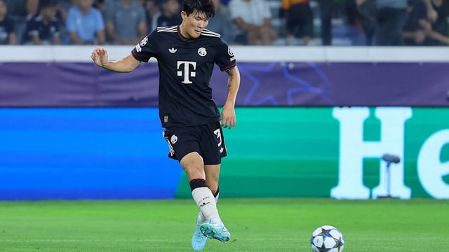 Minjae Kim fehlt im Abschlusstraining vor dem Frankfurt-Spiel, Einsatz am Samstag fraglich.