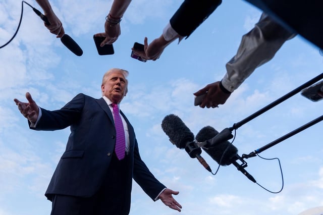 El presidente de Estados Unidos, Donald Trump.