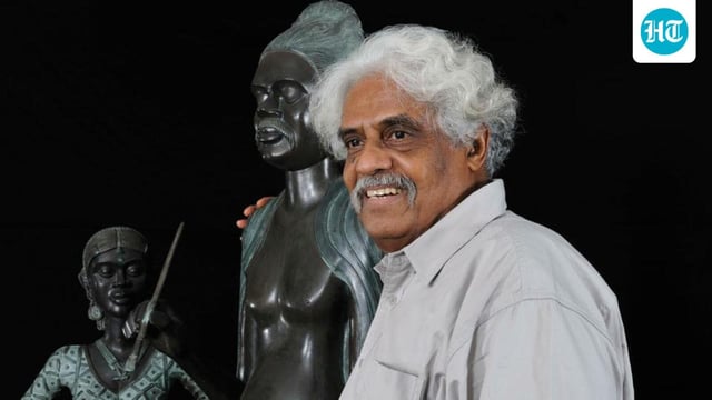 Shortly before he died in February 2024, the 89-year-old artist expressed his desire to donate a number of his works in a handwritten letter to Kerala chief minister Pinarayi Vijayan.