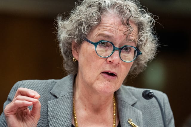 Dr. Jeanne Marrazzo, 
director, National Institute of Allergy and Infectious Diseases, testifies during the Senate Appropriations Subcommittee on Labor, Health and Human Services, Education, and Related Agencies hearing on the "Fiscal Year 2025 Budget Request for the National Institutes of Health," in Dirksen building on Thursday, May 23, 2024. 