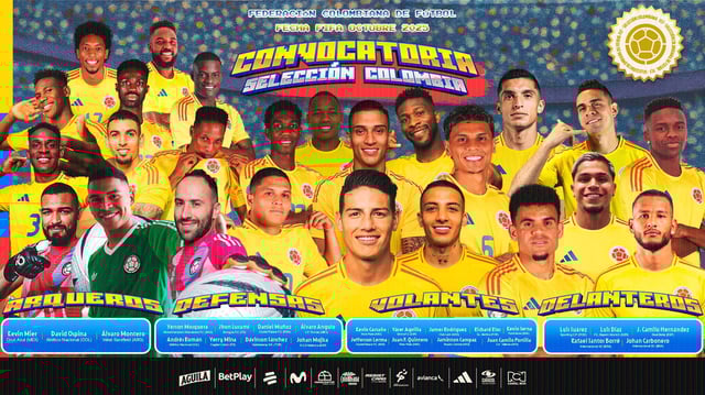 Néstor Lorenzo dio su lista oficial de convocados de Colombia para la fecha FIFA de octubre con la novedad del primer llamado de Kevin Serna.