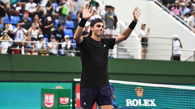 Francisco Cerúndolo venció a Adrian Mannarino en el Masters 1000 de Shanghái