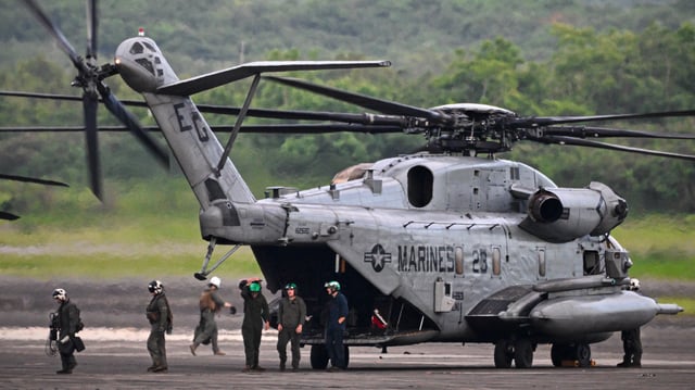 US military helicopter in Puerto Rico 