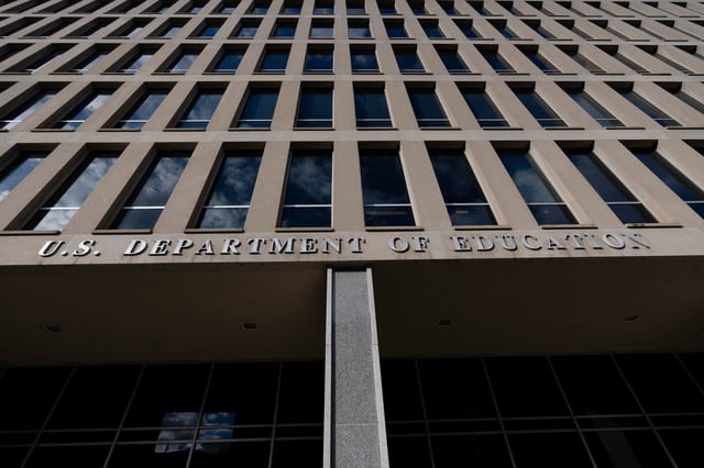 The Department of Education building in Washington, Feb. 20, 2025.