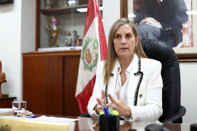 La congresista María del Carmen Alva es la presidenta de la Comisión Especial de Reforma del Sistema de Administración de Justicia / Foto: GEC