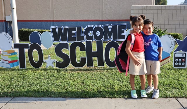 Covina-Valley Unified students were welcomed back to campuses with energy and enthusiasm for the first day of school on Aug. 18. (Photo courtesy of Covina-Valley Unified School District)