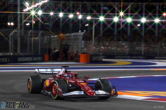 Charles Leclerc, Ferrari, Singapore, 2025