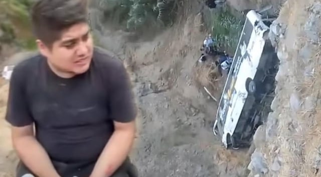 Filtran IMPACTANTE video de cómo quedó BUS de reconocida ORQUESTA que cayó al ABISMO en Canta